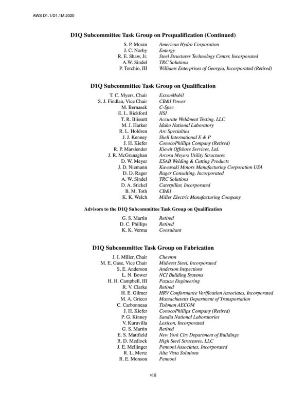 AWS D1.1/D1.1M:2020 - Structural Welding Code - Steel