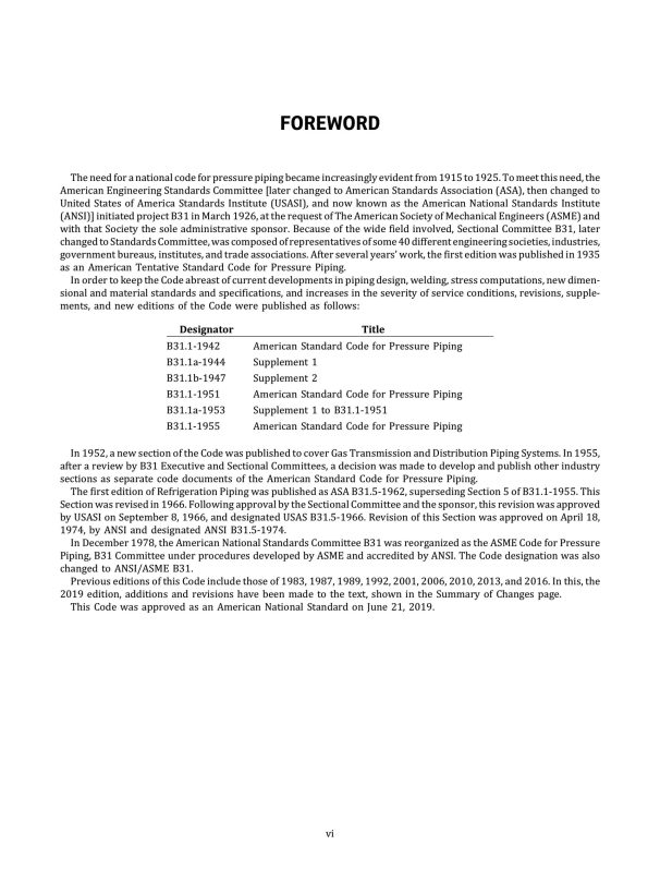 ASME B31.5-2019 Refrigeration Piping and Heat Transfer Components